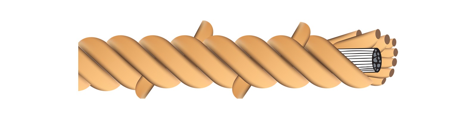 Core-Spun Wool Can Hide a Different Filament Inside the Yarn