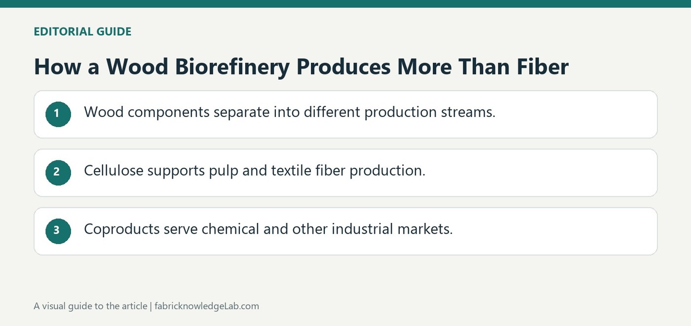 How a Wood Biorefinery Produces More Than Fiber