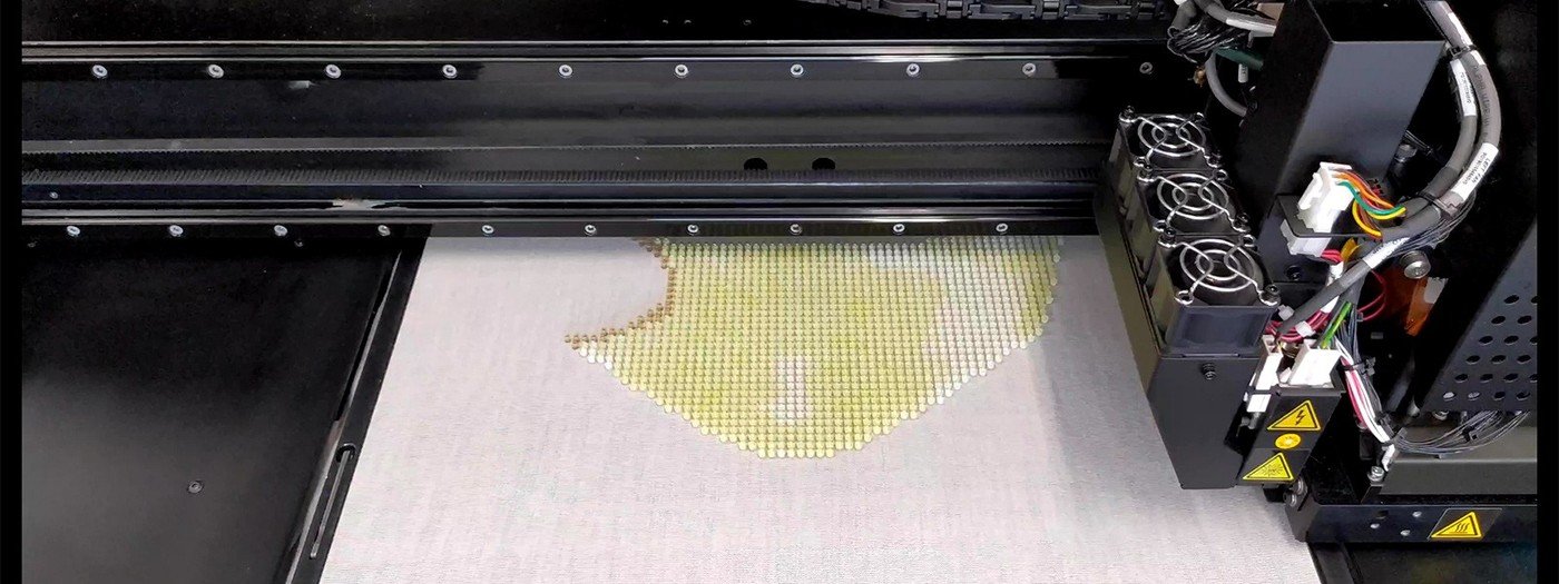 3D Printing Adds Relief to Merino Wool Fabrics