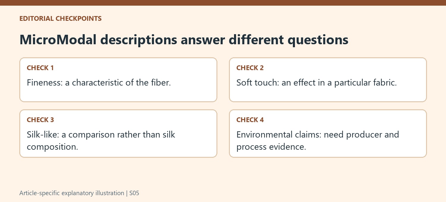 MicroModal descriptions answer different questions