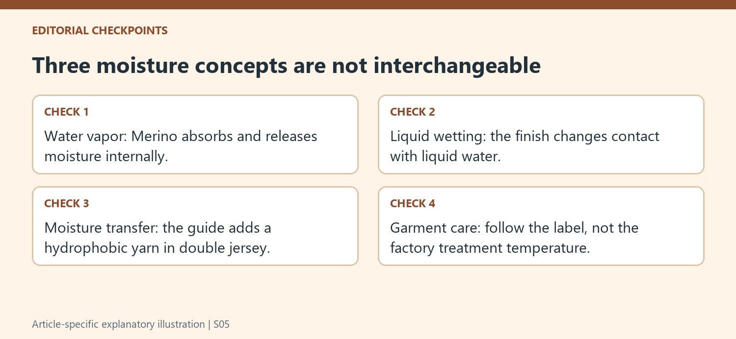 Three moisture concepts are not interchangeable