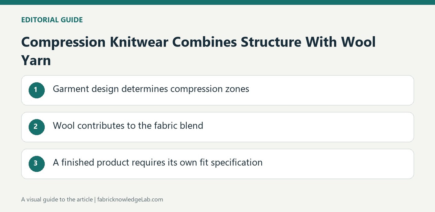 Compression Knitwear Combines Structure With Wool Yarn