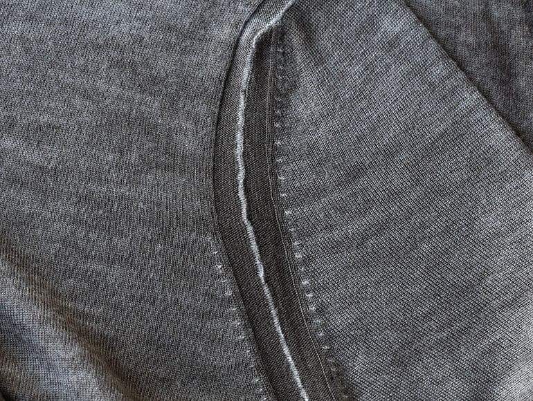 Controlled Dye Unevenness Creates Vintage Merino Knits