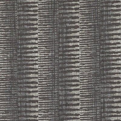 Grey patterned textile sample pictured in the source guide to ikat.