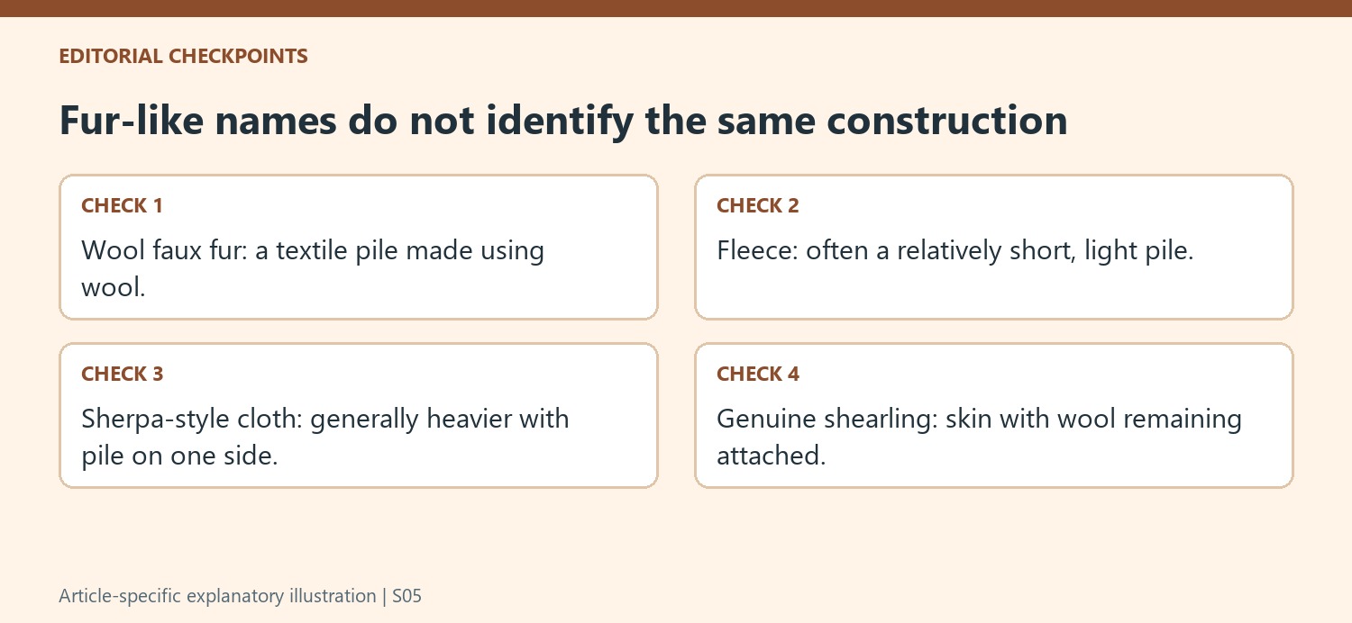 Fur-like names do not identify the same construction