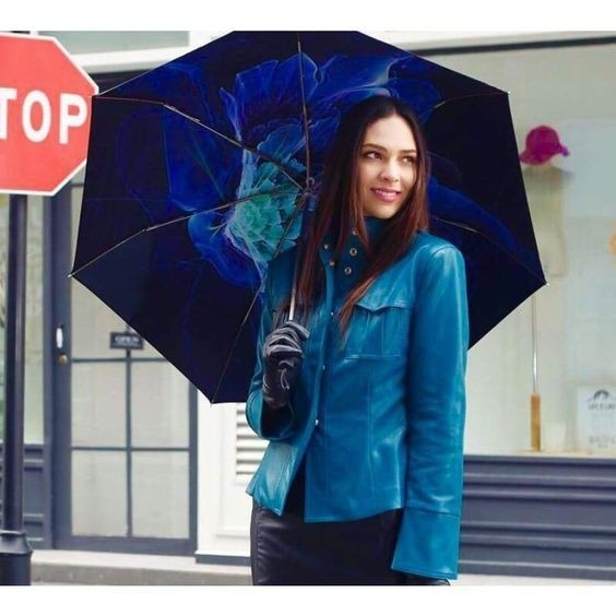 Nylon umbrella pictured in the source guide as a consumer textile application.