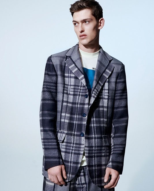 Digitally printed wool jacket pictured by Woolmark as an example of the process.