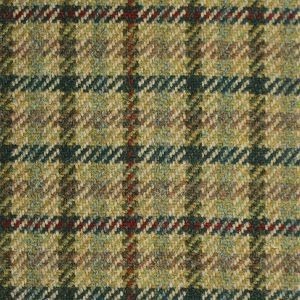 Checked estate tweed fabric sample pictured in the source guide.