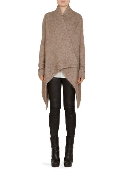 Draped wrap pictured in the source guide to mohair.