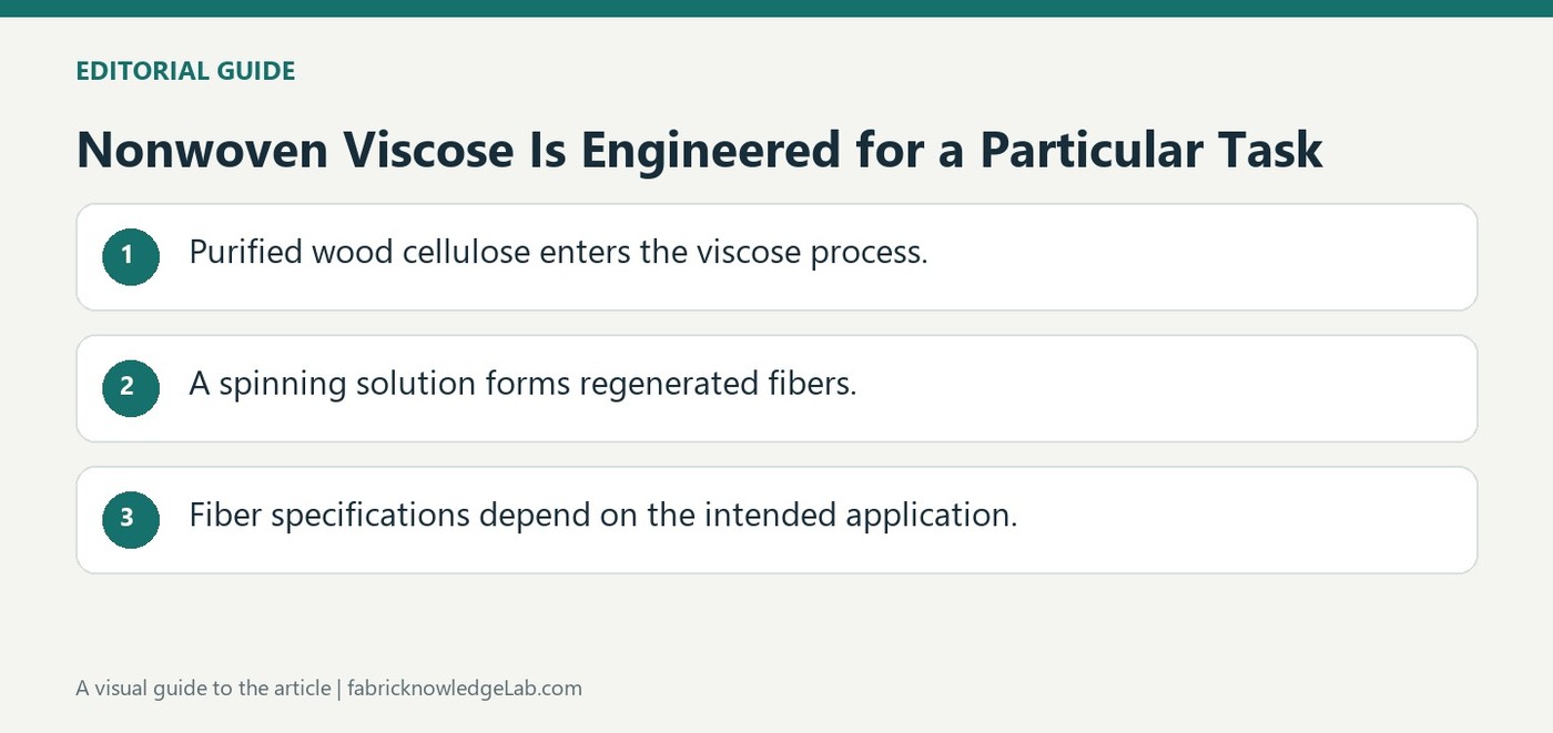 Nonwoven Viscose Is Engineered for a Particular Task
