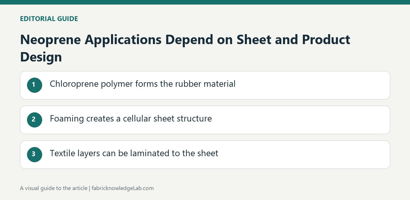 Neoprene Applications Depend on Sheet and Product Design