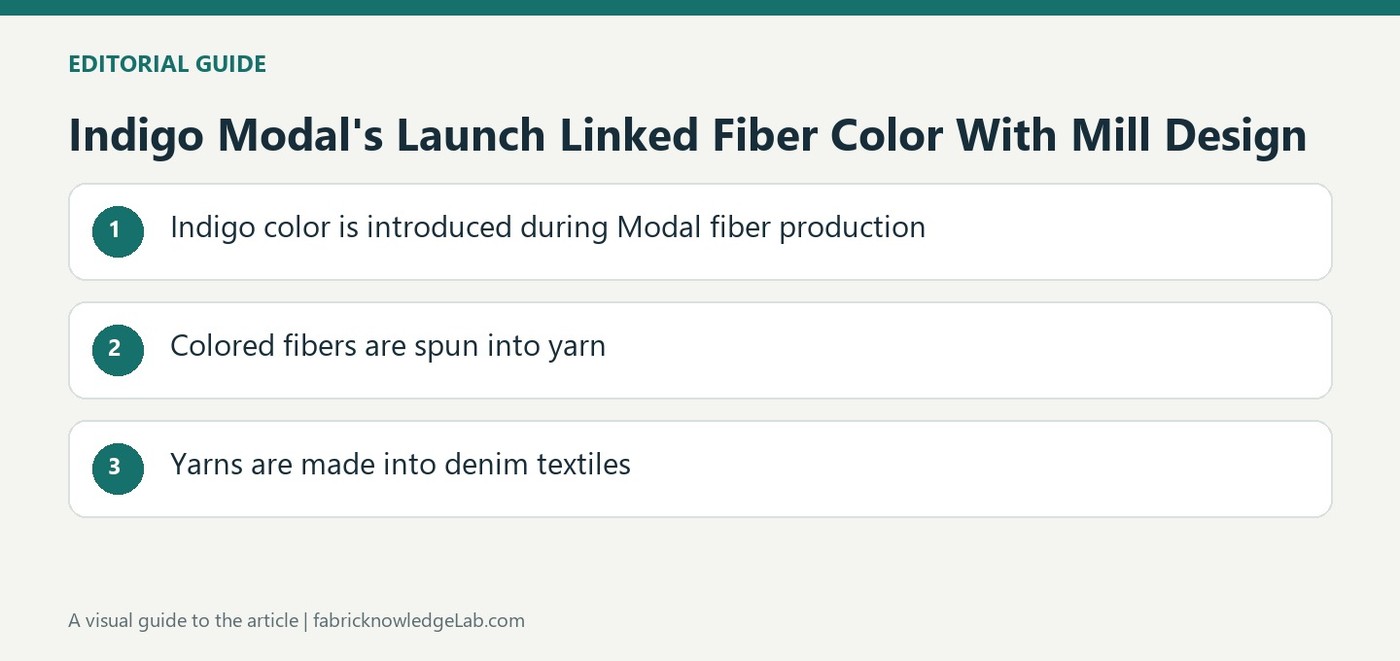 Indigo Modal's Launch Linked Fiber Color With Mill Design